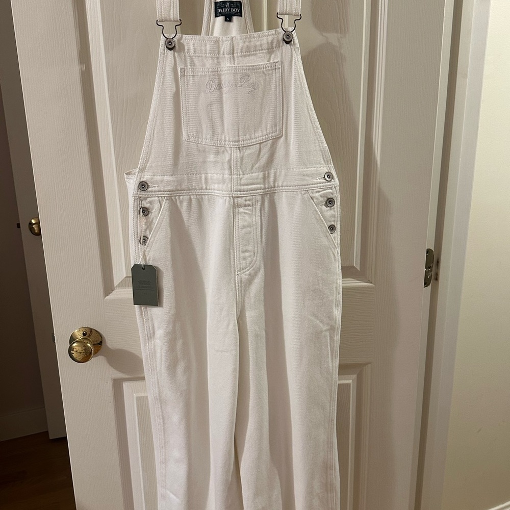 Dairy Boy - The Farm Overalls - White - Picture 4 of 4